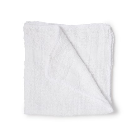 Lew Jan Textile Washcloth 12 X 12 Inch White Reusable - DZ/12 - V11-121250-DZ