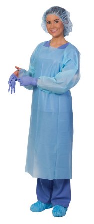 SVS LLC Dba S2S Global Protective Procedure Gown Premier Pro™ One Size Fits Most Blue NonSterile Not Rated Disposable - Case of 75 - 2320-CS