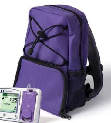 Cardinal Feeding Pump Backpack Kangaroo™ Purple, Small - Each - 770035S-EA