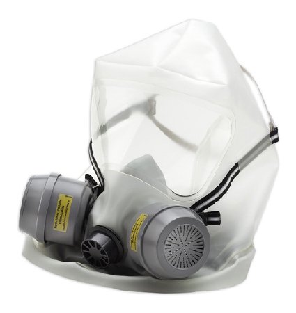 Honeywell Safety Products Honeywell North CBRN Emergency Escape Respirator Hood NIOSH Full Face Pull On Closure One Size Fits Most Clear - Each - ER2000CBRN-EA