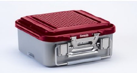 V. Mueller Sterilization Container Genesis® 5 X 12 X 19 Inch - Each - CD2-5B-RED-EA