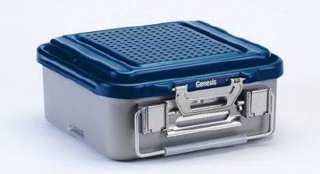 V. Mueller Sterilization Container Genesis® 5 X 12 X 23 Inch - Each - CD3-5B-BLUE-EA