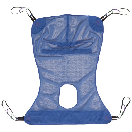 McKesson Full Body Commode Sling McKesson 4 or 6 Point Without Head Support X-Large 600 lbs. Weight Capacity - Case of 12 - 146-13221XL-CS