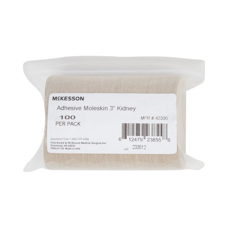 McKesson Protective Pad McKesson One Size Fits Most Adhesive Foot - Pack of 100 - 42336-PK