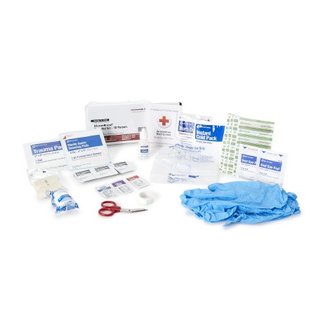 McKesson First Aid Kit McKesson 10 Person Plastic Case - Each - 30321-EA