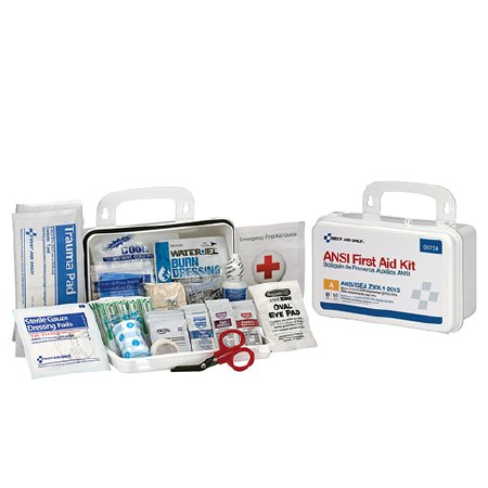 Acme United First Aid Kit ANSI A 10 Person Plastic Case - Case of 12 - 90754-CS