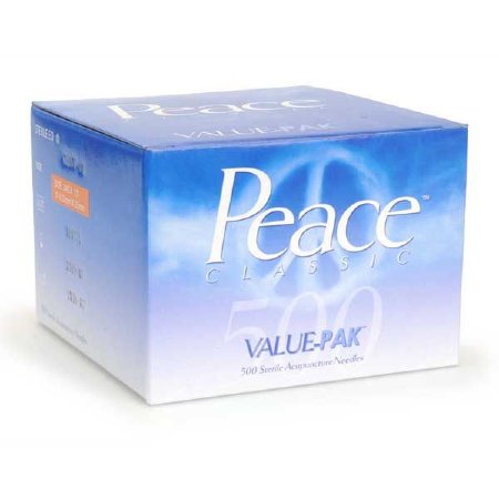 Lhasa OMS Acupuncture Needle Peace™ Classic Value-Pak 3 Japanese Gauge 13 mm Length Bulk Five - Box of 100 - PCV.20X13-BX