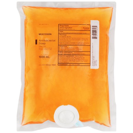 McKesson Antibacterial Soap McKesson Liquid 1,000 mL Dispenser Refill Bag Clean Scent - Each - 53-28066-1000-EA