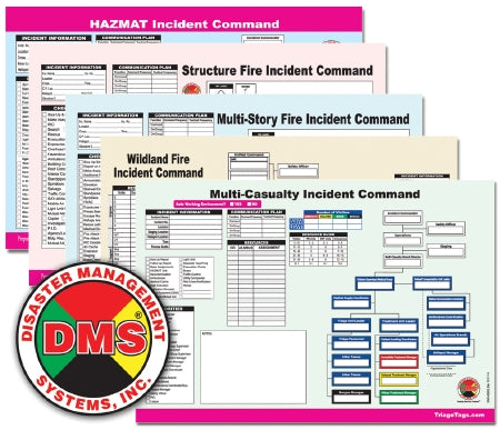 Disaster Management Systems Incident Form DMS Incident Command Worksheet - Each - DMS-05568-EA