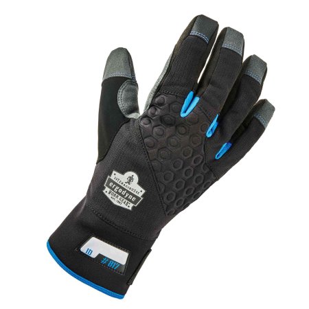 Ergodyne Utility Glove ProFlex® 817 Reinforced Thermal Small Synthetic Leather / Thinsulate™ Black / Gray Wrist Length Hemmed Cuff NonSterile - Pair - 17352-PR
