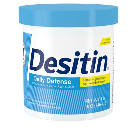 Johnson & Johnson Consumer Diaper Rash Treatment Desitin® Rapid Relief 16 oz. Jar Unscented Ointment - Case of 12 - 10074300495160-CS