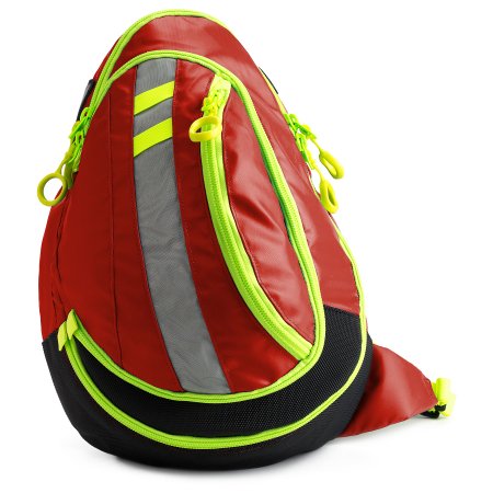 StatPacks Inc EMS Backpack G3 Medslinger Red Urethane-Coated Tarpaulin 18-1/2 X 13 X 3 Inch - Each - G35011RE-EA