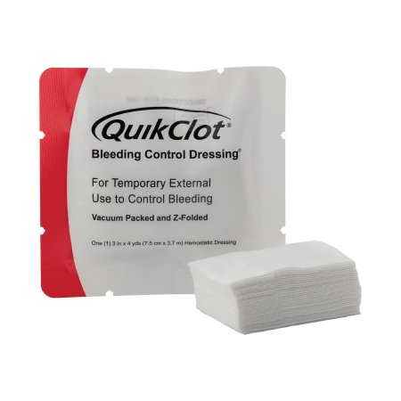 Teleflex LLC Hemostatic Dressing QuikClot ® 3 Inch X 12 Foot 1 per Pack Sterile - Each - 538-EA