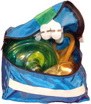 Thomas Transport Packs / EMS Center Airway Pouch Thomas Blue 8 X 8 X 4 Inch - Each - TT103-EA