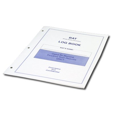 Intoximeters Inc Bat Log Book Intoximeters - Each - SYSCO 24-0020-00-EA