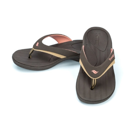 Powerstep Orthotic Sandal Powerstep® Women's Fusion® Female Brown - Pair - 8500-3011-PR
