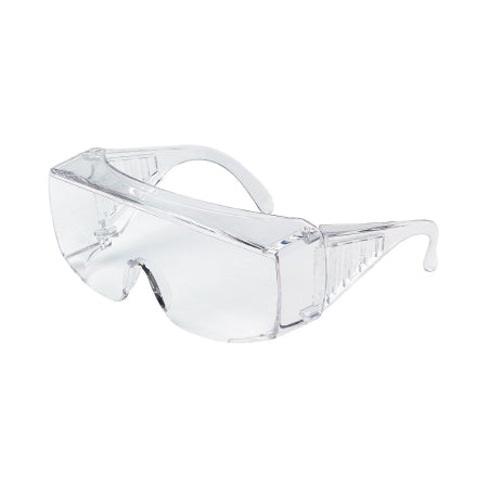 MCR Safety / Crews Inc Safety Glasses Yukon® XL Wraparound Clear Tint Polycarbonate Lens Clear Frame Over Ear One Size Fits Most - Pair - 9800XL-PR