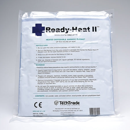 Tech Trade LLC Rescue Blanket Ready-Heat II 34 X 48 Inch Foam Core 1.5 lbs. - Case of 8 - G12RH2-CS