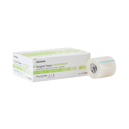 McKesson Medical Tape McKesson Transparent 2 Inch X 5-1/2 Yard Plastic / Silicone NonSterile - Roll of 1 - 16-48420-RL