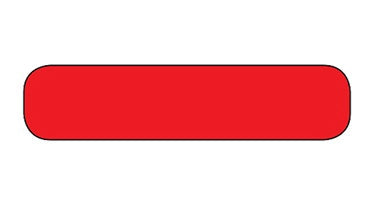 Health Care Logistics Blank Label Indeed Multipurpose Label Red 3/8 X 1-5/8 Inch - Pack of 1 - 2201-PK
