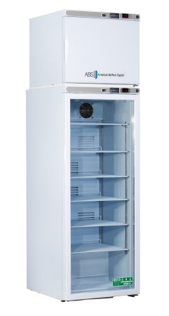 Horizon Scientific Inc Refrigerator / Freezer ABS® Laboratory Use 12 cu.ft. 2 Swing Doors; 1 Glass, 1 Solid Cycle / Manual Defrost - Each - ABT-HC-RFC12G-EA