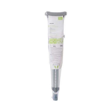 McKesson Underarm Crutches McKesson Aluminum Frame Child 175 lbs. Weight Capacity Push Button / Wing Nut Adjustment - Pair - 146-10416-1-PR