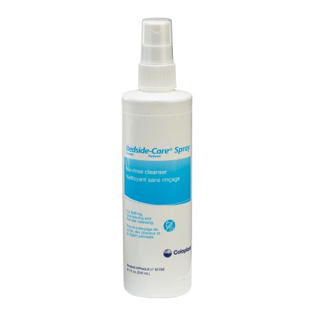 Coloplast Rinse-Free Shampoo and Body Wash Bedside-Care® Sensitive Skin 8.1 oz. Spray Bottle Scented - Each - 61762-EA