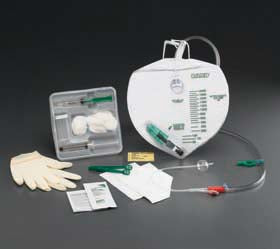 Bard Indwelling Catheter Tray Advance® Lubri-Sil® Foley 18 Fr. 5 cc Balloon PVC - Case of 1 - 947318-CS