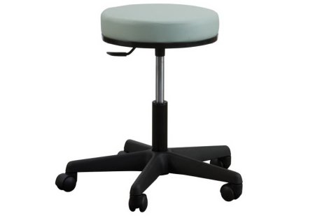 Oakworks Exam Stool Premium Series Pneumatic Height Adjustment, High Height 5 Casters For Easy Movement Coal - Each - 60386-T01-EA