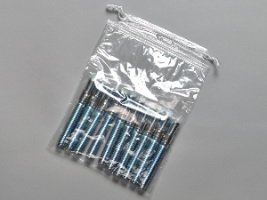 Elkay Plastics Reclosable Bag Pull-Tite™ 12 X 18 Inch Plastic Clear Drawstring Closure - Case of 1000 - DS21218-CS