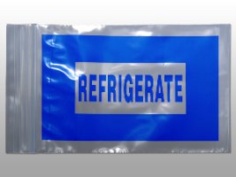 Elkay Plastics Reclosable Refrigerate Bag 9 X 12 Inch LDPE Clear / Blue Seal Top Closure - Case of 1000 - F20912BREF-CS