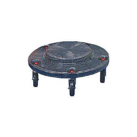Grainger Trash Can Dolly Rubbermaid® Brute® 5 Casters 250 lbs. Without Handle Rubber / Steel - Each - 5W007-EA