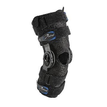 DeRoyal Knee Brace Warrior® II Short X-Large 23-1/2 to 26-1/2 Inch Thigh Circumference 13-1/2 Inch Length Left or Right Knee - Each - 14023008-EA