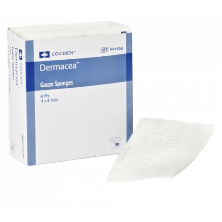 Cardinal Nonwoven Sponge 4 X 4 Inch 5 per Pack Sterile 6-Ply Square - Case of 160 - 441406-CS