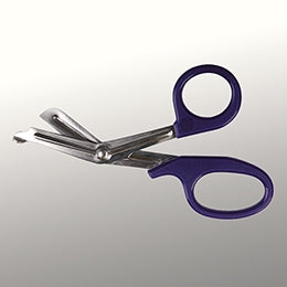 McKesson Trauma Shears McKesson Medicut™ Purple 7-1/4 Inch Length Medical Grade Stainless Steel Finger Ring Handle Blunt Tip / Blunt Tip - Each - 320VMM-EA