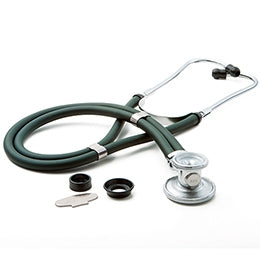 McKesson Sprague Stethoscope McKesson Green 2-Tube 22 Inch Tube Double-Sided Chestpiece - Case of 20 - 641DGMM-CS