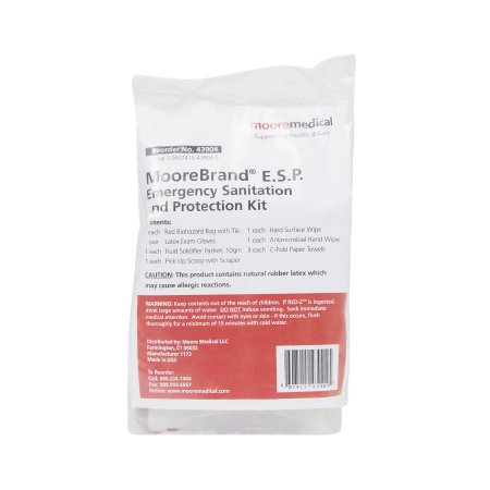McKesson E.S.P. Emergency Sanitation and Protection Kit McKesson - Case of 100 - 17195-CS