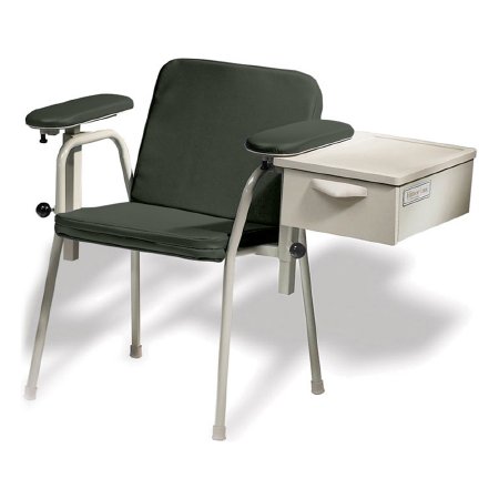 Midmark Blood Drawing Chair Ritter® 281 Double Fixed Armrest Shaded Garden - Each - 281-012-853-EA