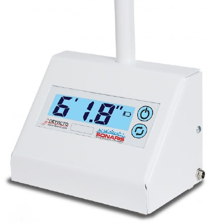 Detecto Scale Stadiometer SONARIS Aluminum Scale / Wall Mount - Each - SONARIS-EA