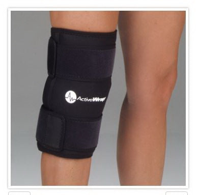 DeRoyal Hot / Cold Therapy Wrap ActiveWrap® Knee / Leg Large / X-Large 16+ Inch Thigh Circumference Active Medical Plush™ / Plastic / Gel Reusable - Each - 9373-01-EA