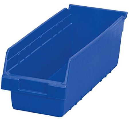 Akro-Mils Storage Bin ShelfMax® Blue Plastic 6 X 6-3/4 X 18 Inch - CT/10 - 30098BLUE-CT