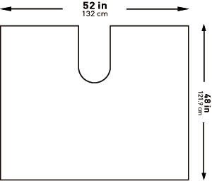 McKesson Orthopedic Drape McKesson Impervious U-Drape 52 W X 48 L Inch Sterile - Pack of 1 - 183-I80-09192-S-PK