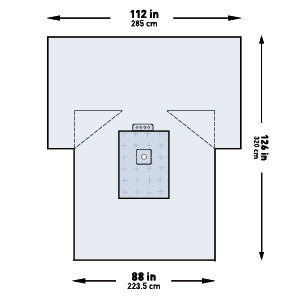McKesson Orthopedic Drape McKesson Heavy-Duty Lower Extremity Drape 114 W X 88 W X 126 L Inch Sterile - Case of 10 - 183-I80-09152G-S-CS