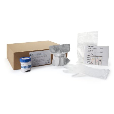 McKesson Drugs of Abuse Test Kit McKesson 12-Drug Panel with Adulterants AMP, BAR, BZO, COC, mAMP/MET, MDMA, MOP300, MTD, OXY, PCP, TCA, THC (OX, pH, SG) Urine Sample 25 Tests CLIA Waived - Box of 25 - 16-5125A3-BX
