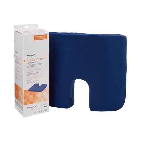 McKesson Coccyx Support Seat Cushion McKesson 18 W X 14 D X 3 H Inch Foam - Each - 146-RTL1491COM-EA