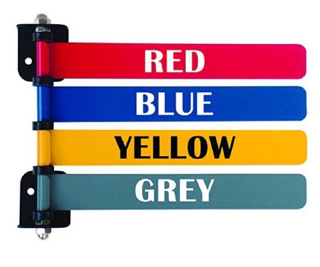 Omnimed Exam Room Signal Flag Wall Mount 4 Flag 4 Inch - Each - 291714-EA