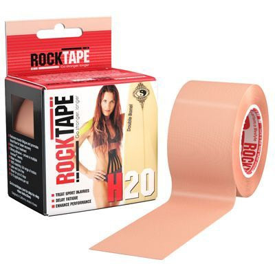 Patterson Medical Supply Kinesiology Tape Rock Tape® Extra Sticky Beige 2 Inch X 5 Yard Cotton / Nylon NonSterile - Roll of 1 - 081678812-RL