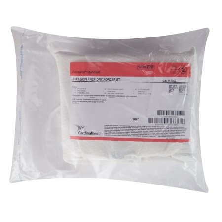 Cardinal Dry Skin Prep Scrub Tray Cardinal Health™ - Case of 20 - 11-7003-CS