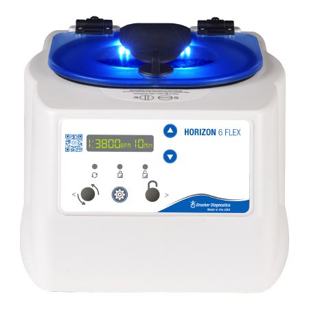 Drucker Centrifuge HORIZON Flex 6 Tubes Horizontal Rotor 3,800 RPM Max Speed, 2,000xG Max RCF - Each - 00-376-009-000-EA