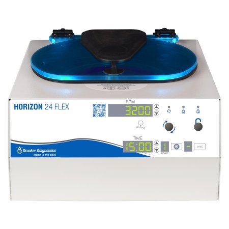 Drucker Centrifuge HORIZON Flex 24 Place Horizontal Rotor 3,400 RPM Max Speed, 2,000xG Max RCF - Each - 00-384-009-000-EA